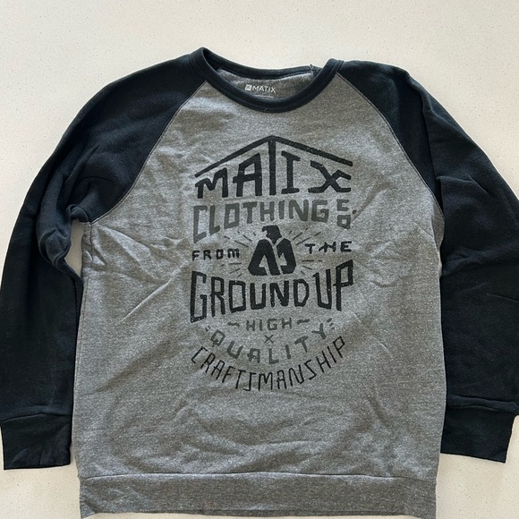 Matix Other - Matix Black and Gray Graphic Sweatshirt